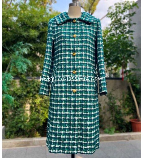 샤넬 25 한정판 여성 긴팔 롱자켓 A14099