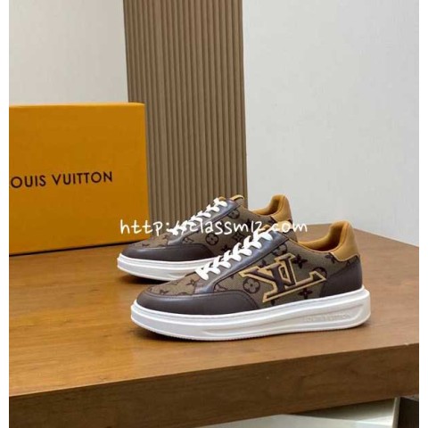 루이비통 25 한정판 소가죽 카프스킨 운동화 B5513