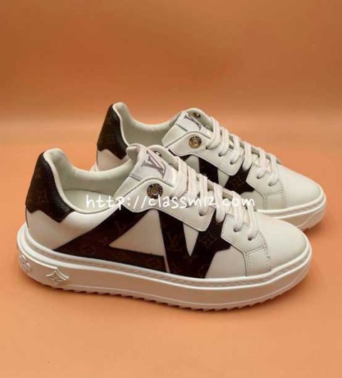 루이비통 25 한정판 남여공용 소가죽 카프스킨 운동화 B5520