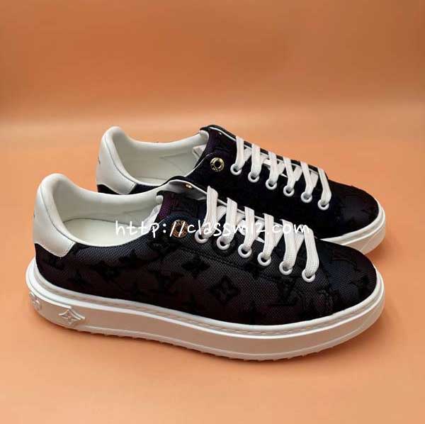 루이비통 25 한정판 남여공용 소가죽 카프스킨 운동화 B5521