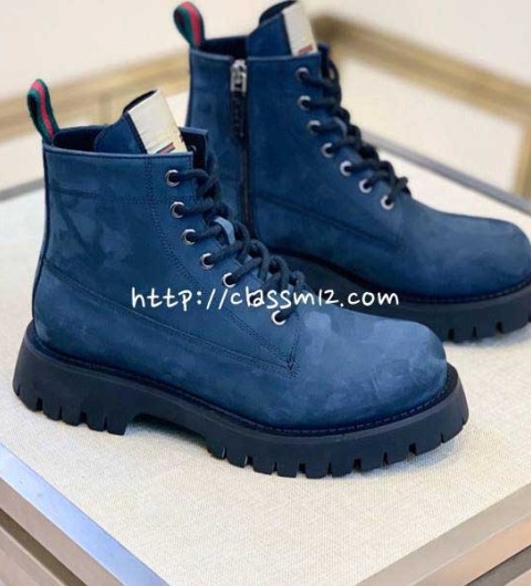 구찌 25 한정판 소가죽 카프스킨 부츠 B5529