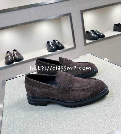 돌체앤가바나 25 한정판 소가죽 카프스킨 신발 B5547