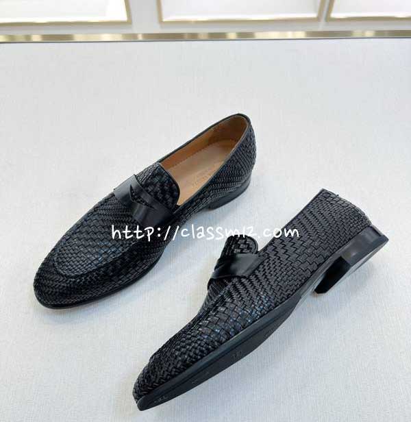 보테가베네타 25 한정판 888-3A 소가죽 카프스킨 신발 B5554