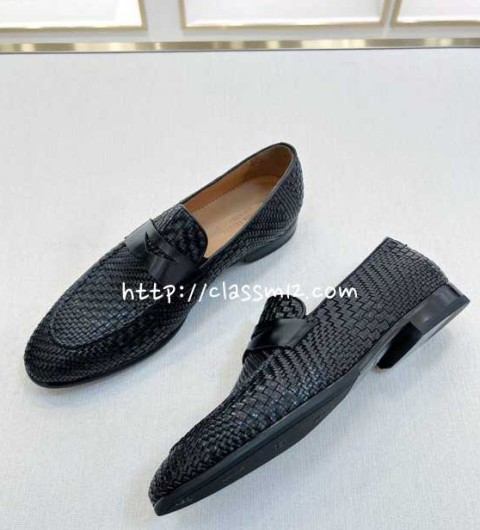 보테가베네타 25 한정판 888-3A 소가죽 카프스킨 신발 B5554