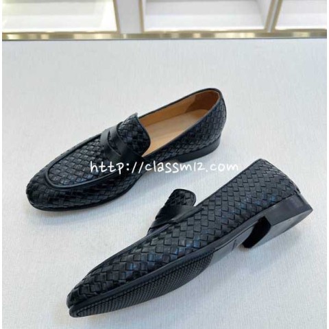 보테가베네타 25 한정판 888-3A 소가죽 카프스킨 신발 B5555