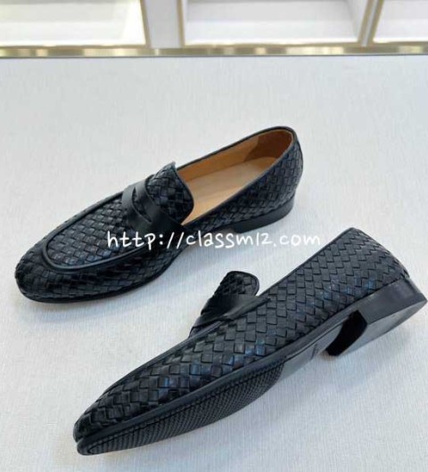 보테가베네타 25 한정판 888-3A 소가죽 카프스킨 신발 B5555