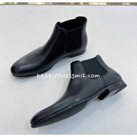 프라다 25 한정판 00118-1A 소가죽 카프스킨 부츠 B5556