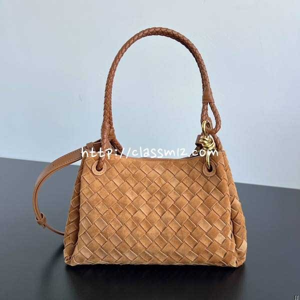 보테가베네타 25 한정판 양가죽 램스킨 776778 Mini east- west Arco tote 크로스백 가방 C5963