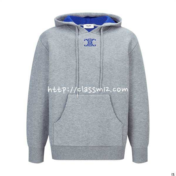 셀린느 25 한정판 긴팔 후드 티셔츠 A14117