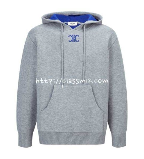 셀린느 25 한정판 긴팔 후드 티셔츠 A14117