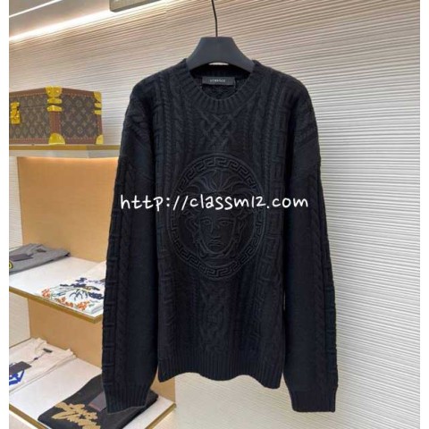 베르사체 25 한정판 남여공용 1681845-C00 양털 긴팔 니트 A14119