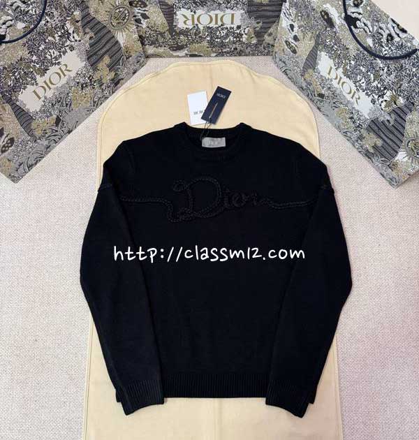 디올 25 한정판 양털 긴팔 니트  A14141