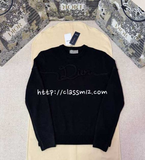 디올 25 한정판 양털 긴팔 니트  A14141