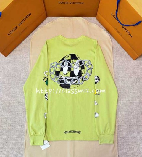 크롬하츠 25 한정판 Matty Boy 긴팔 티셔츠 A14148