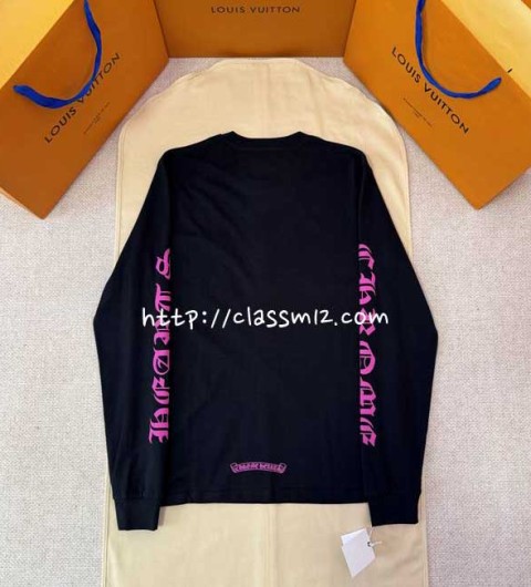 크롬하츠 25 한정판 긴팔 티셔츠 A14151