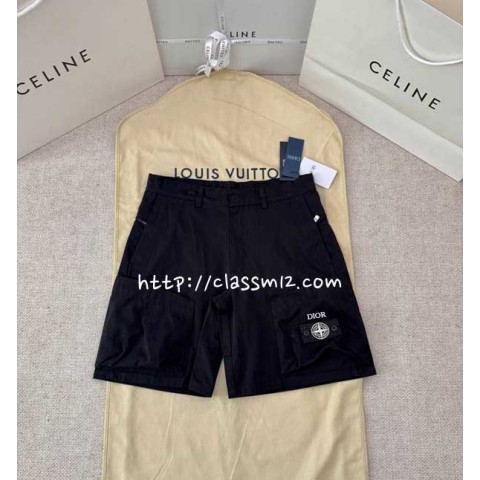 디올 x 스톤아일랜드 25 한정판 반바지 A14152