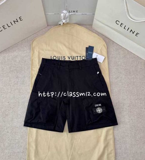 디올 x 스톤아일랜드 25 한정판 반바지 A14152