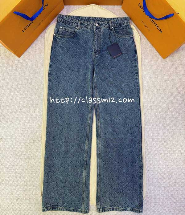 루이비통 25 한정판 청바지 긴바지 A14153