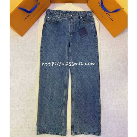 루이비통 25 한정판 청바지 긴바지 A14153