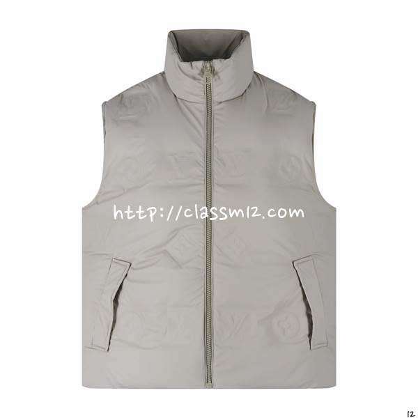 루이비통 25 한정판 거위털 민소매 패딩 조끼 자켓 A14164