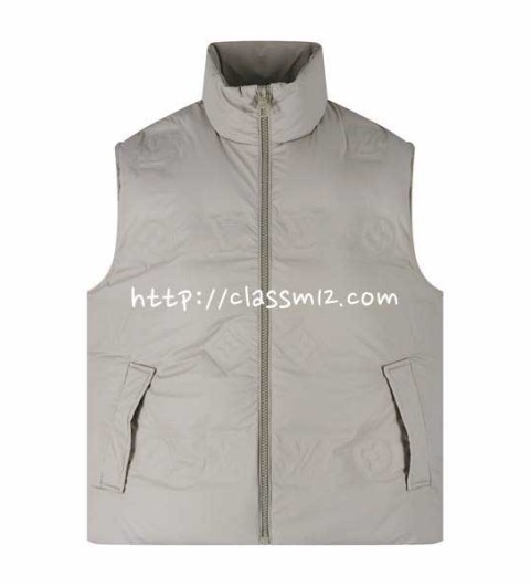 루이비통 25 한정판 거위털 민소매 패딩 조끼 자켓 A14164