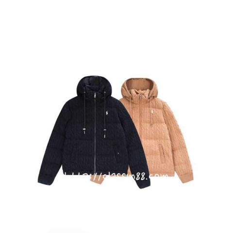 Ralph Lauren Polo 랄프로렌 폴로 25 한정판 여성 긴팔 후드 패딩 자켓 A14170