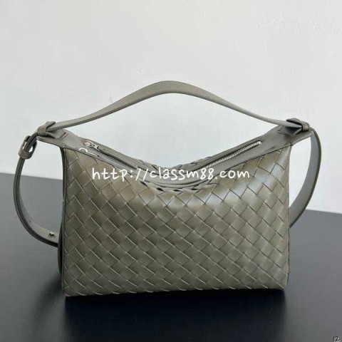 보테가베네타 25 한정판 Tribeca 836016 소가죽 카프스킨 크로스백 가방 C5967