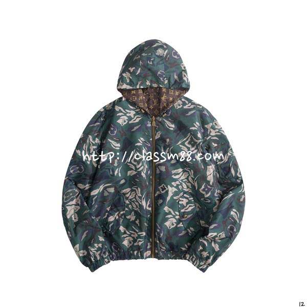 루이비통 25 한정판 양면 긴팔 후드 자켓 A14192