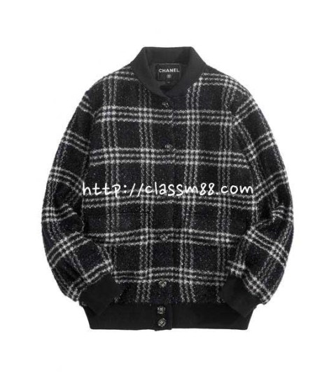 샤넬 25 한정판 양털 긴팔 자켓 A14193