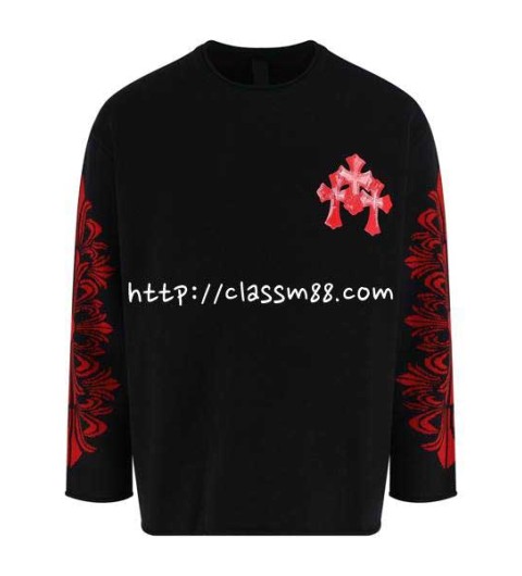 크롬하츠 25 한정판 남여공용 양털 긴팔 니트 A14215