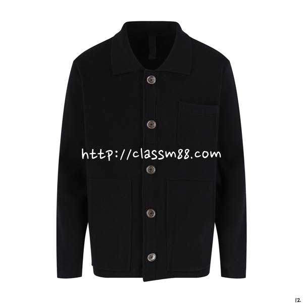 크롬하츠 25 한정판 남여공용 양털 긴팔 가디건 A14216