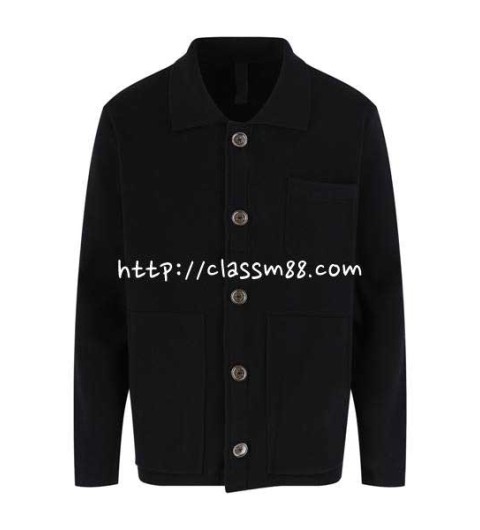 크롬하츠 25 한정판 남여공용 양털 긴팔 가디건 A14216