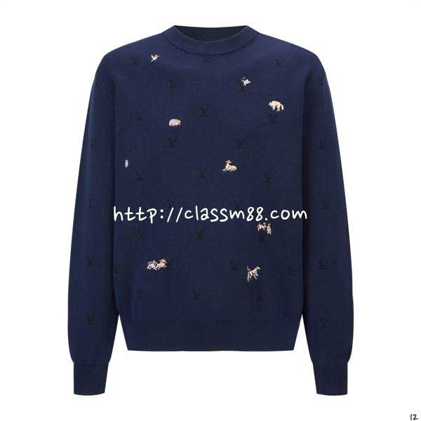 루이비통 25 한정판 양털 긴팔 니트 A14219