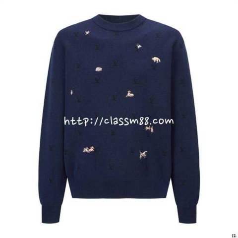 루이비통 25 한정판 양털 긴팔 니트 A14219