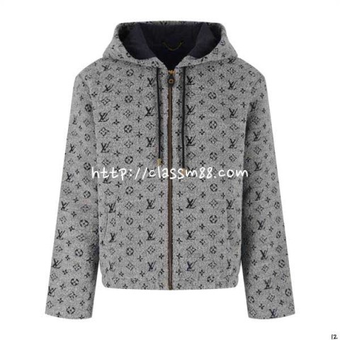 루이비통 25 한정판 긴팔 후드 자캣 A14223