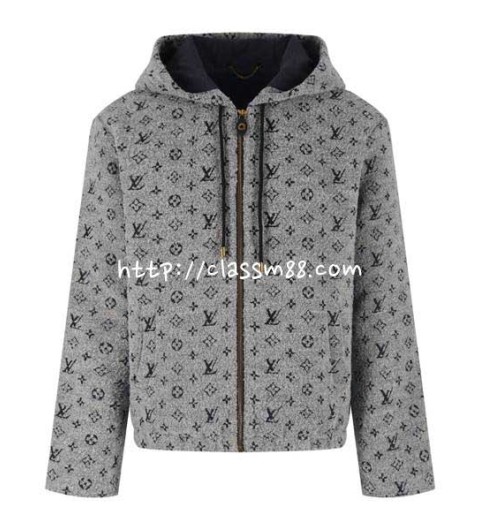 루이비통 25 한정판 긴팔 후드 자캣 A14223