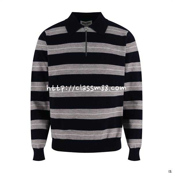 미우미우 25 한정판 양털 긴팔 니트 A14226