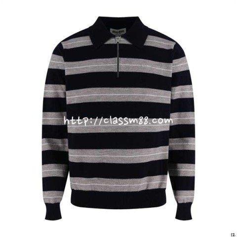 미우미우 25 한정판 양털 긴팔 니트 A14226