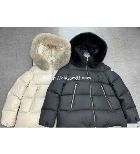 몽클레어 25 한정판 여성 긴팔 후드 패딩 자캣 A14235