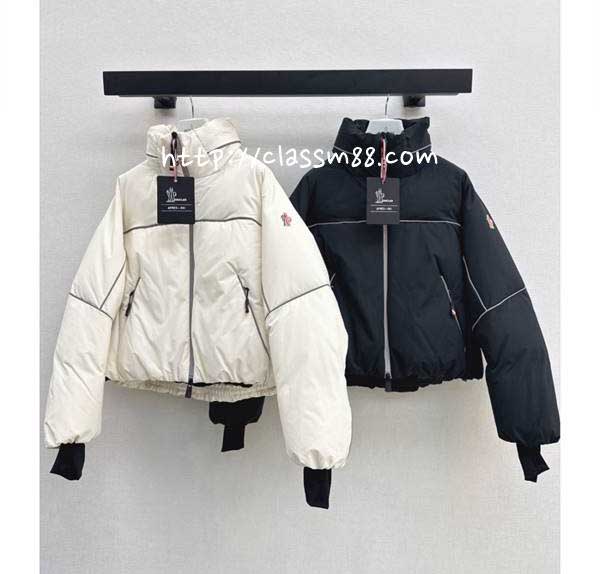 몽클레어 25 한정판 여성 거위털 긴팔 후드 패딩 자캣 A14236