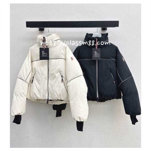 몽클레어 25 한정판 여성 거위털 긴팔 후드 패딩 자캣 A14236