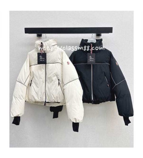 몽클레어 25 한정판 여성 거위털 긴팔 후드 패딩 자캣 A14236