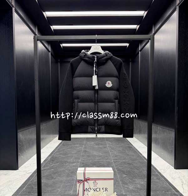 몽클레어 25 한정판 Christopher Raxxy 여성 긴팔 후드 패딩 자캣 A14240