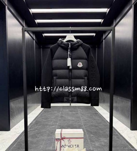 몽클레어 25 한정판 Christopher Raxxy 여성 긴팔 후드 패딩 자캣 A14240