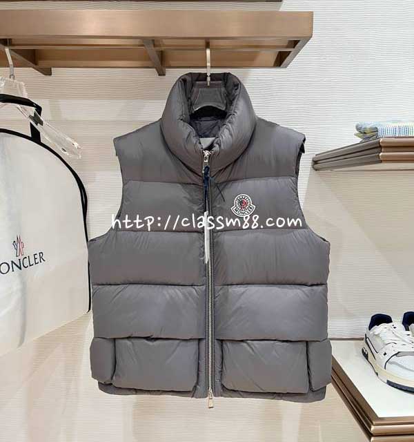 몽클레어 25 한정판 남여공용 Christopher Raxxy 거위털 민소매 패딩 조끼 자캣 A14241