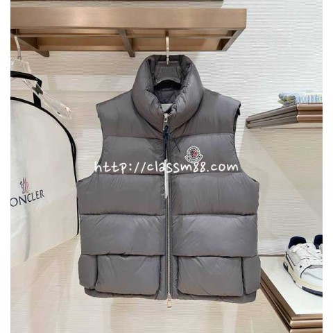 몽클레어 25 한정판 남여공용 Christopher Raxxy 거위털 민소매 패딩 조끼 자캣 A14241