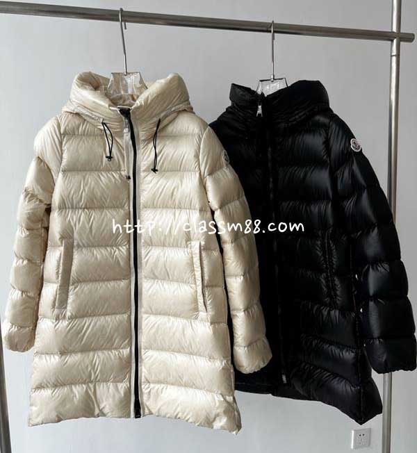 몽클레어 25 한정판 Suyenne 여성 거위털 긴팔 후드 패딩 자캣 A14243