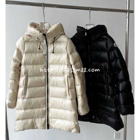 몽클레어 25 한정판 Suyenne 여성 거위털 긴팔 후드 패딩 자캣 A14243