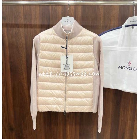 몽클레어 25 한정판 여성 거위털 긴팔 패딩 자캣 A14247