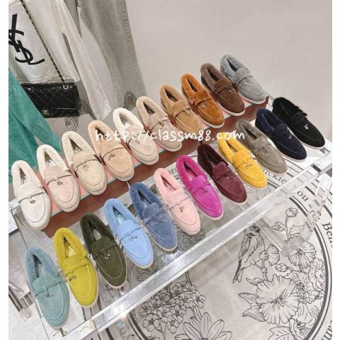 로로피아나 Loro Piana 25 한정판 22색 남여공용 소가죽 카프스킨 신발 B5569